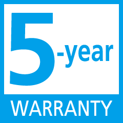 5-Year Warranty